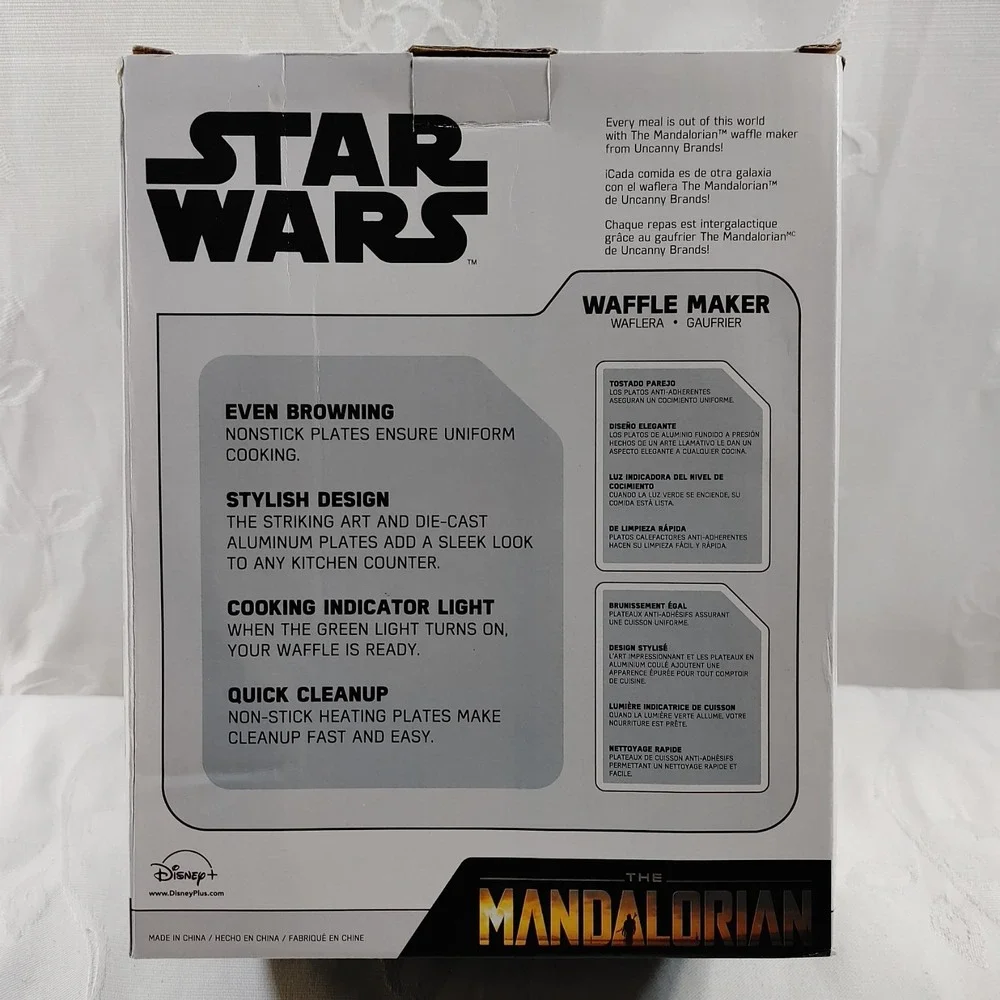 Disney Star Wars The Mandalorian Waffle Maker Breakfast The Child